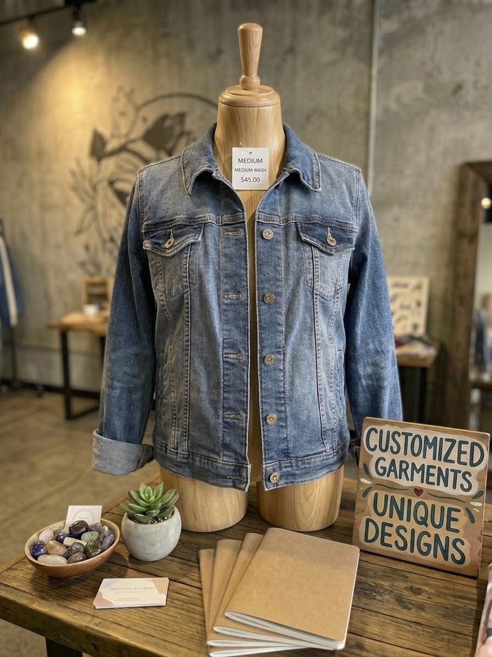 Classic Blue Denim Jacket - Women's Casual Jean Jacket